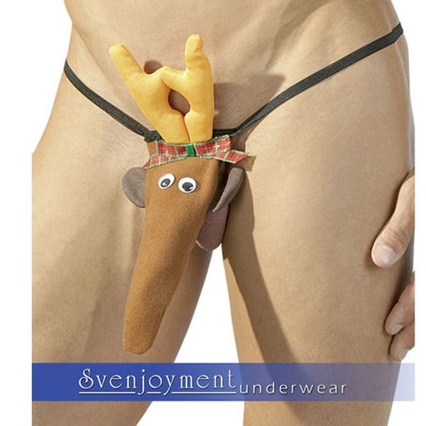 STRING NATALIZIO DA UOMO CON RENNA Unica