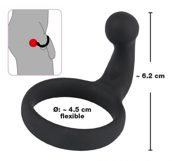 Anello fallico ritardante doppio stimolatore