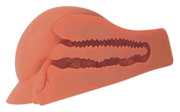 Torso da masturbatore realistico vagina e ano