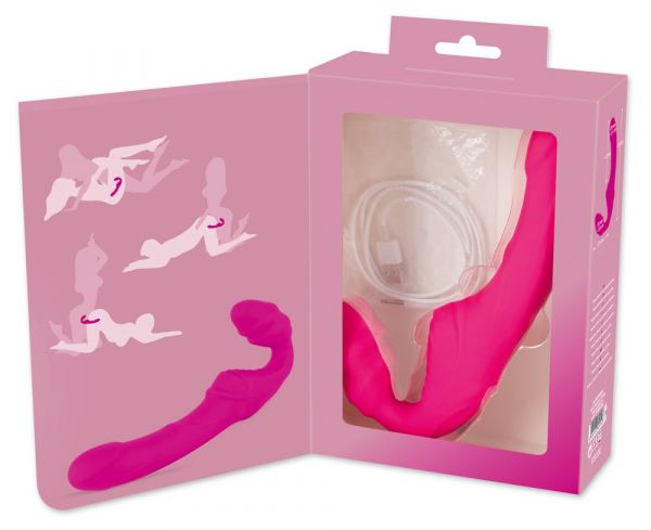 Strapless Strap-on vibrante senza imbracatura