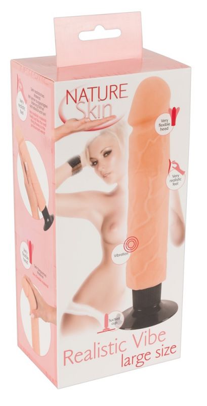 Dildo vibrante morbido Nature skin