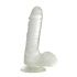 Fallo trasparente in jelly real rapture da 23 cm