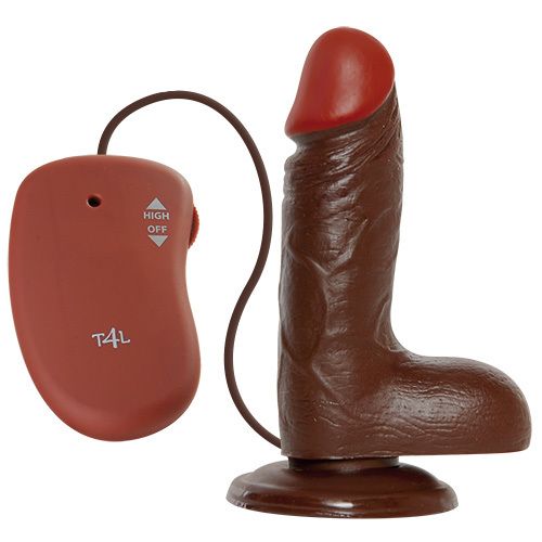Fallo realistico vibrante real rapture brown da 15 cm