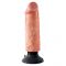 Fallo vibrante con ventosa king cock da 15 cm