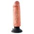 Fallo vibrante con ventosa king cock da 15 cm