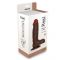 Fallo realistico vibrante real rapture brown da 21 cm