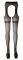 Collant in look con reggicalze intrecciate