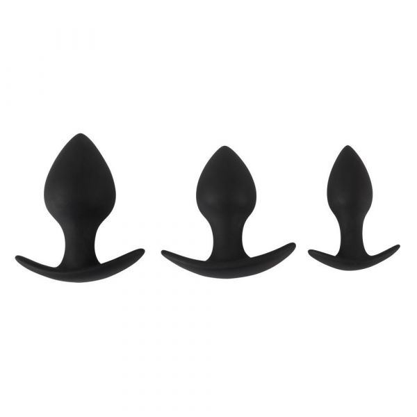 Set di tappi anale in 3 pezzi
