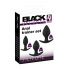 Set di tappi anale in 3 pezzi