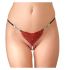 Tanga cuore con strass
