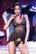 Babydoll in pizzo e tulle con tanga