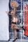 CHILIROSE: set 3 pezzi a rete con calze