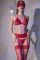 Completo intimo 5 pezzi con calze e benda