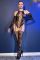 Catsuit ricamata motivo body con calze + guanti