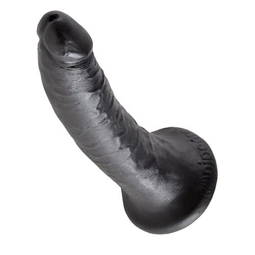 Fallo realistico da 18 cm king cock nero