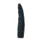 Vibratore nero in silicone a forma di lingua