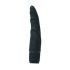 Vibratore nero in silicone a forma di lingua