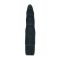 Vibratore nero in silicone a forma di lingua