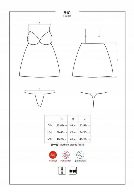810-BAB BABYDOLL E PERIZOMA