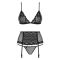 821-SEG Completo intimo nero 3pz