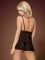 839-BAB Babydoll e tanga trasparenti