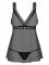 839-BAB Babydoll e tanga trasparenti