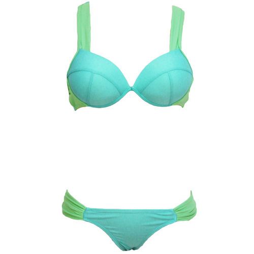 Bikini costume da bagno azzurro M