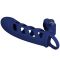 Altaf Anello Vibrante con Guaina in Silicone Blu