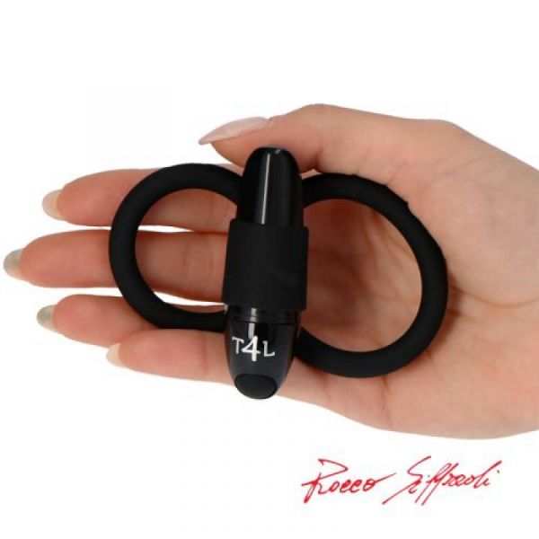 Anello fallico vibrante rocco cock per pene e testicoli