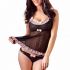 Babydoll e slip con cuori