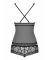 Babydoll e slip in fiorellini 856-BAB