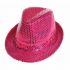 Cappello rosa con paillettes