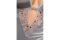 Cheli - Chemise grigio perla con pizzo e strass
