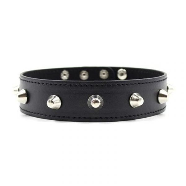 Collare Spike nero