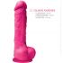 Dildo in silicone medicale rosa da 18 cm