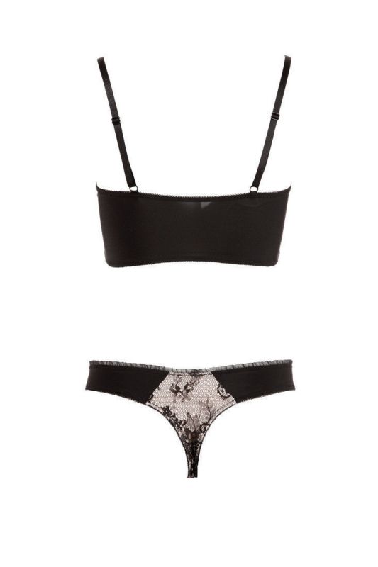 COMPLETINO INTIMO CON INSERTI DECORATIVI IN PIZZO