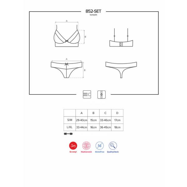 Completo intimo 2pz 852-SET