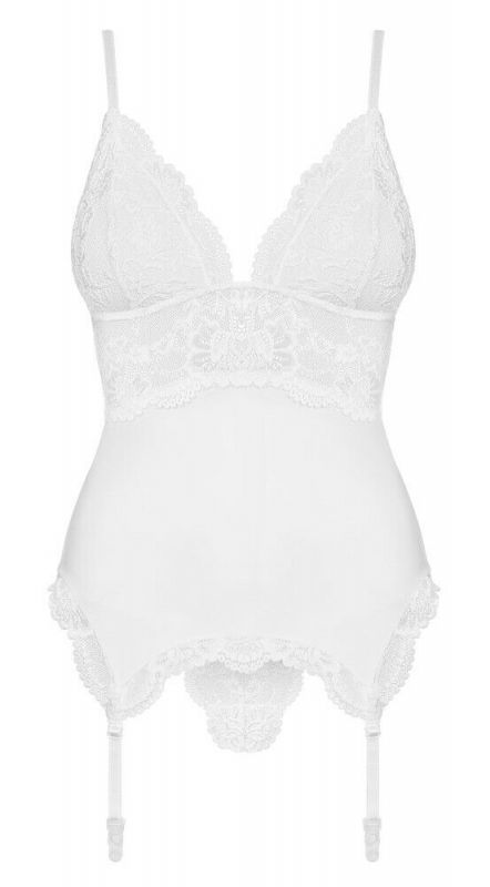 Corsetto e Stringa con motivo floreale 810 Cor