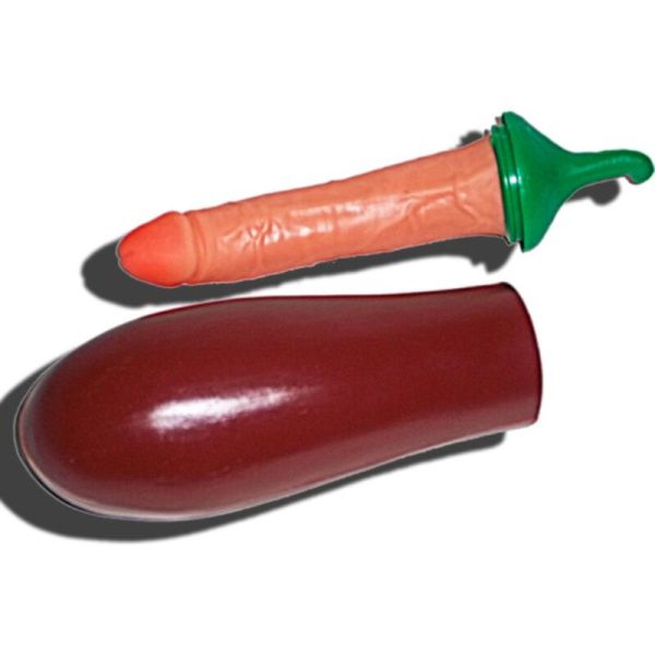Melanzana con pene a sorpresa