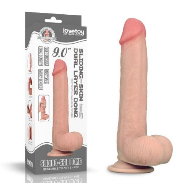 Dildo grosso morbido con ventosa