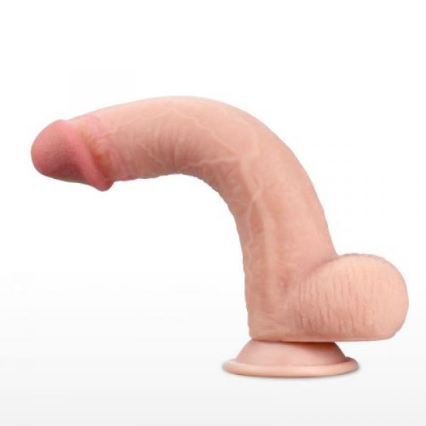 Dildo grosso morbido con ventosa