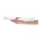 Doppio dildo trasparente da 30 cm