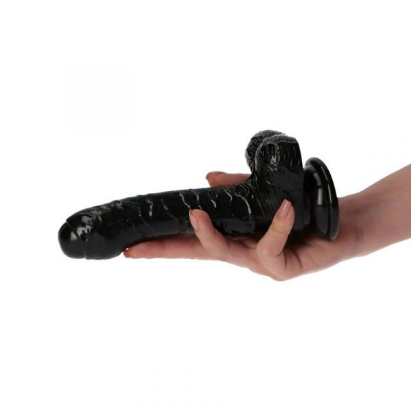 Made in Italy - Dildo vaginale con ventosa e testicoli