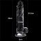 Dildo Flawless trasparente in TPE