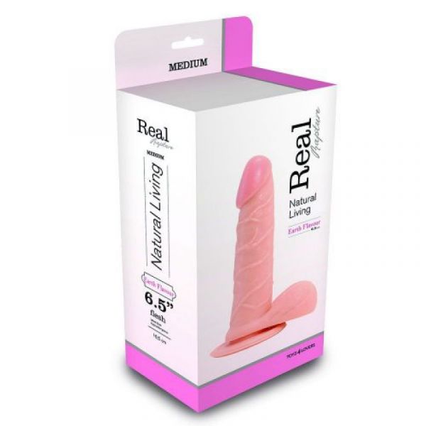 Fallo realistico con ventosa Real Rapture 17 x Ø4,0 cm