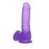 Dildo viola in TPE Crystal