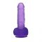 Dildo viola in TPE Crystal