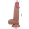 Dildo realistico in pelle marrone 19,4 cm