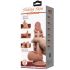 Dildo realistico Sliding Skin in pelle marrone 20,6 cm