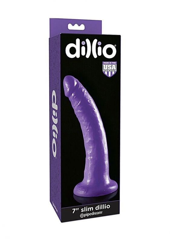 Fallo dillio da 19 cm slim viola